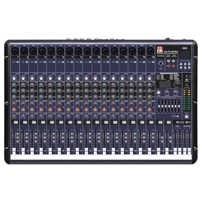 CONSOLA ANALOGA, 16 CANALES, 14 MONO/1 ESTEREO, INTERFAZ USB, BT, MP3