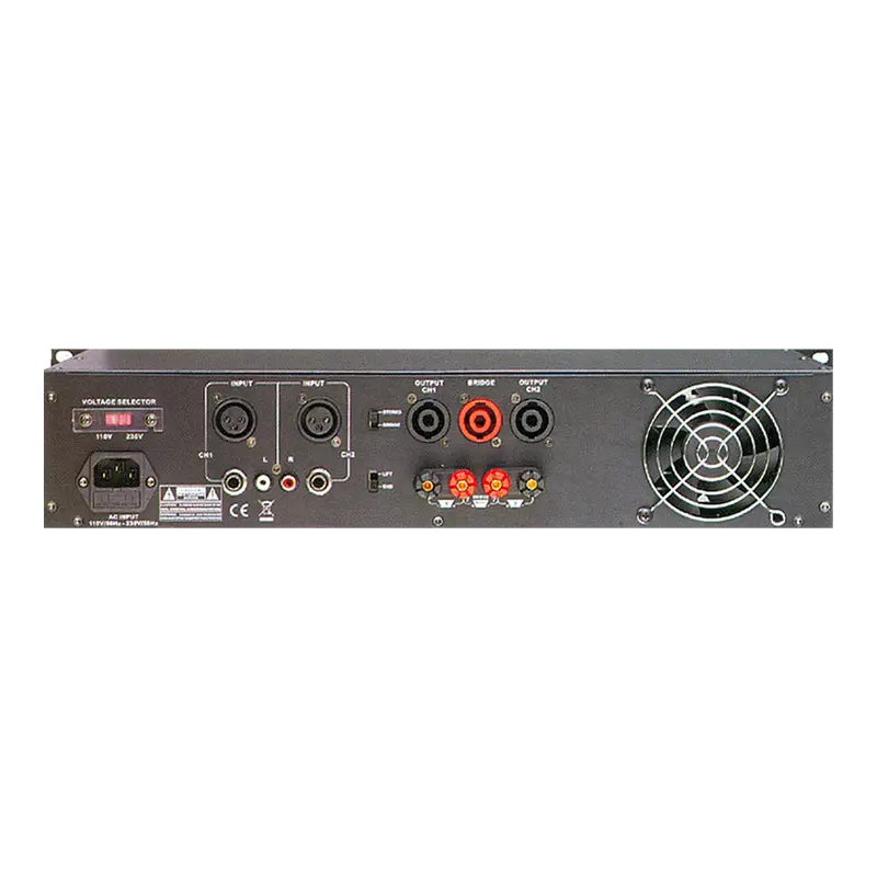 POTENCIA ESTEREO, CLASE AB, 2X250W/8OHM, 2X400W/4OHM - Imagen 1
