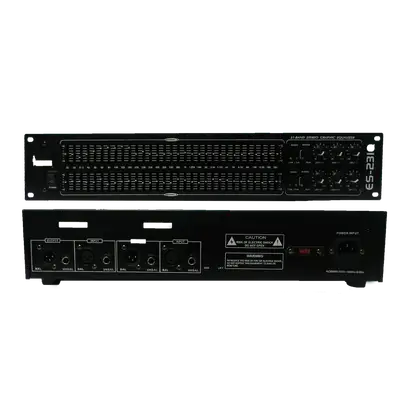 ECUALIZADOR GRAFICO, 31 BANDAS X 2 CANALES, 2 ENTRADAS XLR/TRS