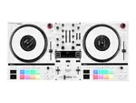 CONTROLADOR DJ WHITE, 2 CANALES, SERATO, DJUCED, PLATOS METALICOS MOTORIZADOS A 33 RPM EDICION ESPECIAL - Miniatura 2
