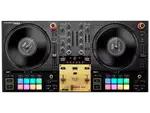 CONTROLADOR DJ GOLD 2 CANALES, SERATO, DJUCED, PLATOS METALICOS MOTORIZADOS A 33 RPM EDICION ESPECIAL - Miniatura 1
