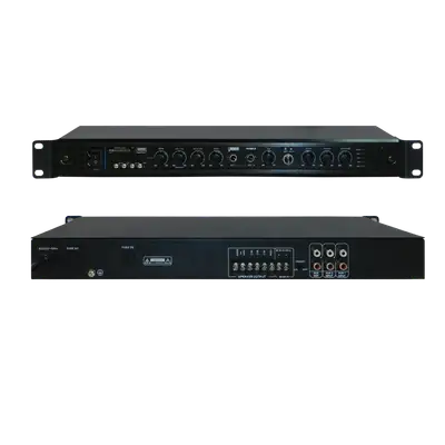 POTENCIA AMPLIFICADA PA, CLASE D, CANAL MONOFONICO, 120W X 2, 70V-100V