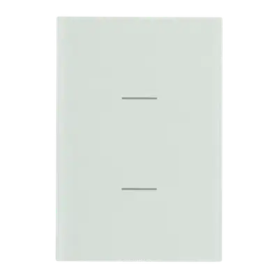 ZIGBEE SMART SWITCH 2 SERV. GLOSS WHITE DISEÑO LINEAR