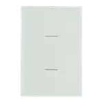 ZIGBEE SMART SWITCH 2 SERV. GLOSS WHITE DISEÑO LINEAR - Miniatura 1
