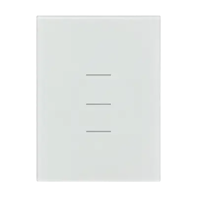 ZIGBEE SMART SWITCH 3 SERV. GLOSS WHITE DISEÑO LINEAR