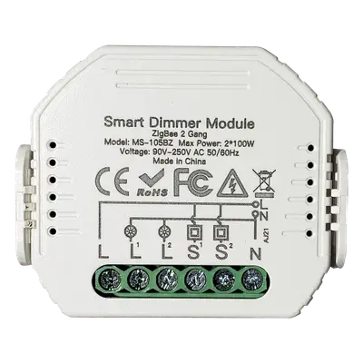 ZIGBEE MICRO MÓDULO DIMMER SMART 2 SERVICIOS LN