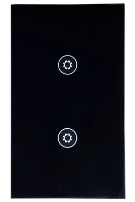 ZIGBEE SMART SWITCH GLOSS BLACK 2 SERVICIOS NN