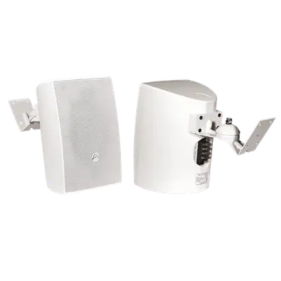 PARLANTE AMBIENTAL PASIVO, PARES, DE PARED, 4 PULG. BLANCO, CON TRANSFORMADOR, 25W, 83DB, 70V-100V, 8 OHM
