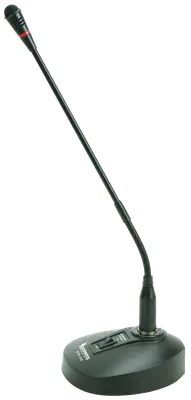 MICROFONO CUELLO DE GANSO CON BASE, CON INTERRUPTOR, CONECTOR XLR