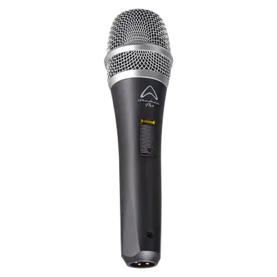 MICROFONO DE MANO METALICO, CON INTERRUPTOR, INCLUYE CABLE XLR A XLR