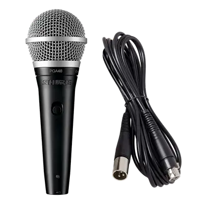 MICROFONO DE MANO METALICO, CON INTERRUPTOR, INCLUYE CABLE XLR A XLR Y SUJETADOR