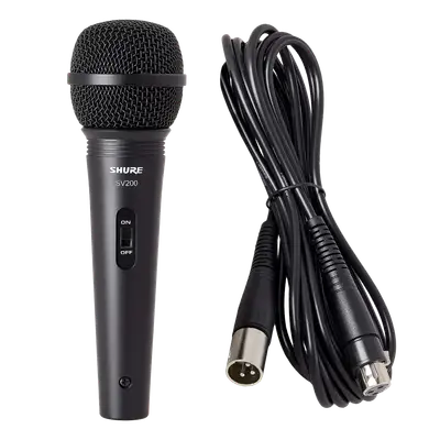 MICROFONO DE MANO PLASTICO, CON INTERRUPTOR, INCLUYE CABLE XLR A XLR