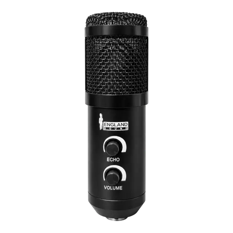MICROFONO PARA AUDIO CON CONECTOR XLR Y STREAMING, INCLUYE TRIPODE DE MESA, ADAPTADOR 3.5MM A USB Y ACCESORIOS - Imagen 1