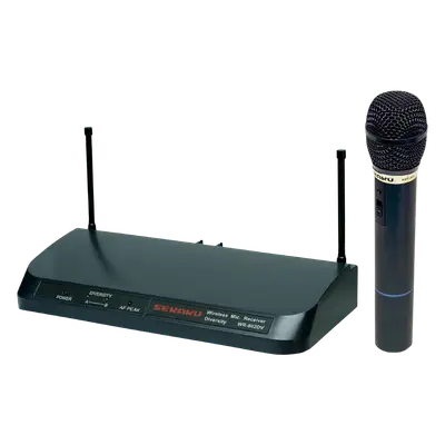 MICROFONO INALAMBRICO UHF DIVERSITY, 1 CANAL, DE MANO, FRECUENCIA FIJA