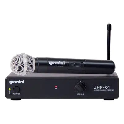 MICROFONO INALAMBRICO UHF, 1 CANAL, DE MANO, FRECUENCIA FIJA 537.20 MHZ