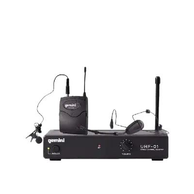 MICROFONO INALAMBRICO UHF, 1 CANAL, DIADEMA, FRECUENCIA FIJA 517.60 MHZ