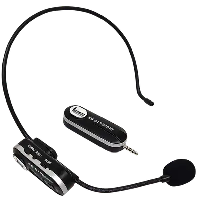 MICROFONO INALAMBRICO RECARGABLE, DE DIADEMA O CORBATERO, PARA REEMPLAZO EN SISTEMAS INALAMBRICOS