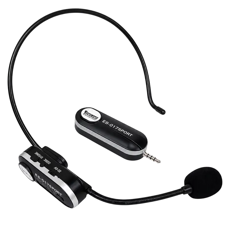 MICROFONO INALAMBRICO RECARGABLE, DE DIADEMA O CORBATERO, PARA REEMPLAZO EN SISTEMAS INALAMBRICOS - Imagen 1