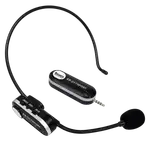 MICROFONO INALAMBRICO RECARGABLE, DE DIADEMA O CORBATERO, PARA REEMPLAZO EN SISTEMAS INALAMBRICOS - Miniatura 1
