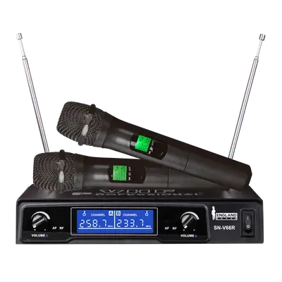 MICROFONO INALAMBRICO VHF, 2 CANALES, DE DIADEMA, FRECUENCIA FIJA