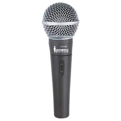 MICROFONO DE MANO METALICO, CON INTERRUPTOR, INCLUYE CABLE XLR A 6.3MM MONOFONICO