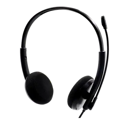 AUDIFONOS ESTEREO, DE DIADEMA, CON MICROFONO, CONTROL DE VOLUMEN, CONECTOR USB Y 3.5MM