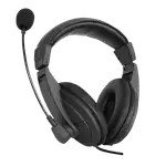 AUDIFONOS GAMING ESTEREO DE DIADEMA, CON MICROFONO, CONTROL DE VOLUMEN, CONECTOR 2X3.5MM - Miniatura 1