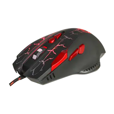 MOUSE GAMING USB, 8 BOTONES, 1200/1600/3200 DPI AJUSTABLE, 7 COLORES RGB