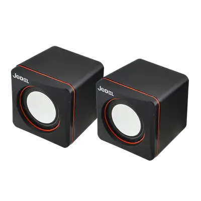 PARLANTES PARA PC, 2X3W, CONTROL DE VOLUMEN, CONECTOR 3.5MM