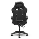 SILLA GAMING AJUSTABLE Y RECLINABLE CON COJIN VIBRADOR COLOR GRIS - Miniatura 3