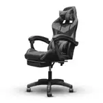 SILLA GAMING AJUSTABLE Y RECLINABLE CON COJIN VIBRADOR COLOR GRIS - Miniatura 6