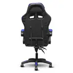 SILLA GAMING AJUSTABLE Y RECLINABLE CON COJIN VIBRADOR COLOR AZUL - Miniatura 3