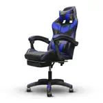 SILLA GAMING AJUSTABLE Y RECLINABLE CON COJIN VIBRADOR COLOR AZUL - Miniatura 5