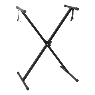 SOPORTE DE PISO PARA TECLADO SENCILLO, ALTURA 27-78CM
