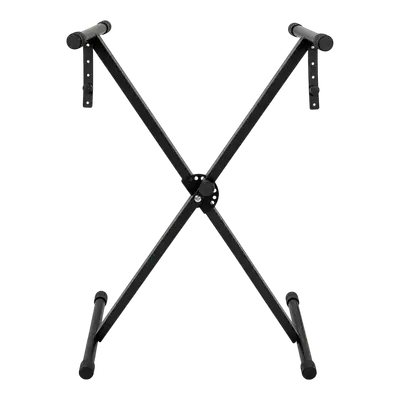 SOPORTE DE PISO PARA TECLADO DOBLE, ALTURA 32-96CM