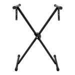 SOPORTE DE PISO PARA TECLADO DOBLE, ALTURA 32-96CM - Miniatura 1