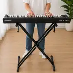 SOPORTE DE PISO PARA TECLADO DOBLE, ALTURA 32-96CM - Miniatura 3