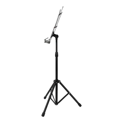 SOPORTE DE PISO BASE TRIPODE PLEGABLE PARA PARTITURA, ALTURA 65-135CM