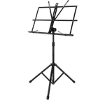 SOPORTE DE PISO BASE TRIPODE PLEGABLE PARA PARTITURA, ALTURA 65-135CM - Miniatura 2