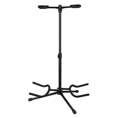 SOPORTE DE PISO BASE TRIPODE PARA GUITARRA DOBLE, ALTURA 60-80CM