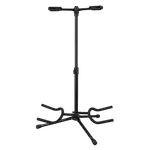 SOPORTE DE PISO BASE TRIPODE PARA GUITARRA DOBLE, ALTURA 60-80CM - Miniatura 1