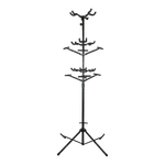 SOPORTE DE PISO BASE TRIPODE PARA 6 GUITARRAS Y 3 UKELELES O VIOLINES, ALTURA 88-180CM - Miniatura 2