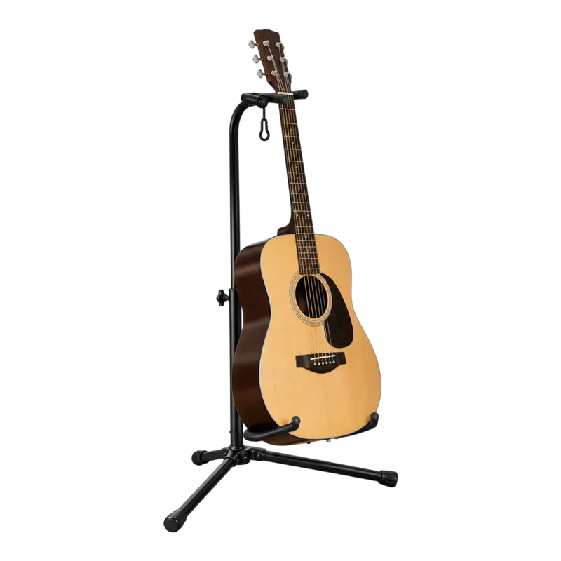 SOPORTE DE PISO BASE TRIPODE PARA GUITARRA SENCILLO, ALTURA 60-80CM - Imagen 1