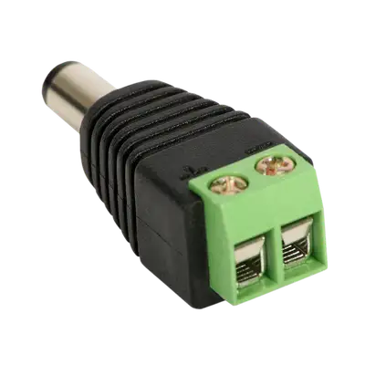 BORNERA PLUG DC, 2 HILOS, 2.1MM X 5.5MM