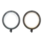 SOPORTE DE STREAMING PARA PISO BASE TRIPODE, PARA 3 CELULARES, ARO DE LUZ 46CM, ALTURA HASTA 210CM - Miniatura 3