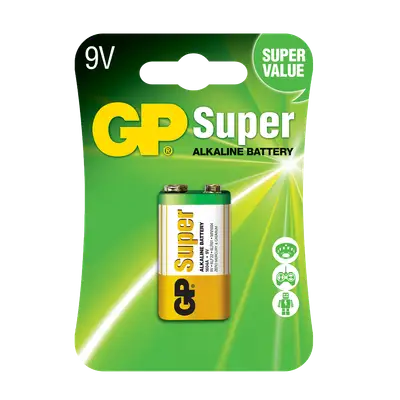 9V, SUPER ALCALINA, BLISTER X 1PCS