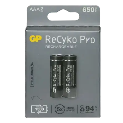 AAA, RECYKO 650MAH NIMH, BLISTER X 2PCS