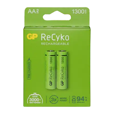 AA, 1300MAH NIMH, BLISTER X 2PCS