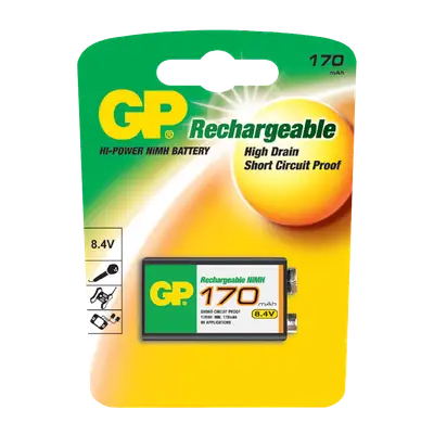 8.4V, 170MAH NIMH, BLISTSER X 1PCS