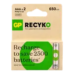 AAA RECYCKO 650mAh Blst2 GP65AAAHCBEP-LAC2 - Miniatura 1